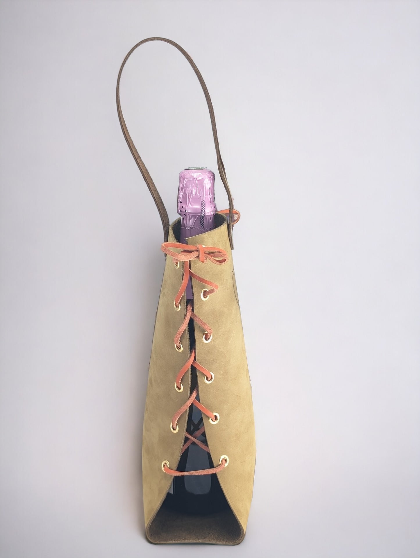 Sac lacé pour bouteille de vin